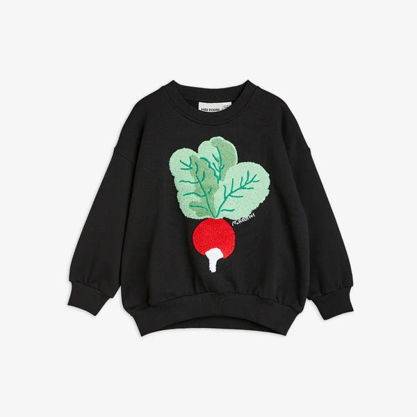 MINI RODINI RADISH CHENILLE EMB SWEATSHIRT