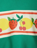 MINI RODINI FRUTS BORDER SWEATSHIRT