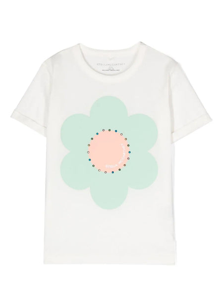 STELLA MCCARTNEY TEE WITH FLOWER