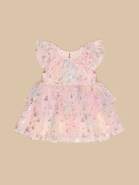 cloud bear tiered party dress