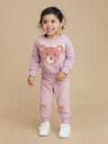 rainbow fur bear track pant