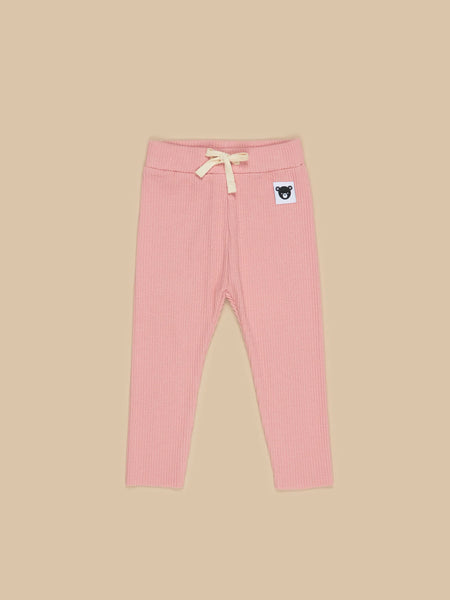 DUSTY ROSE RIB LEGGING