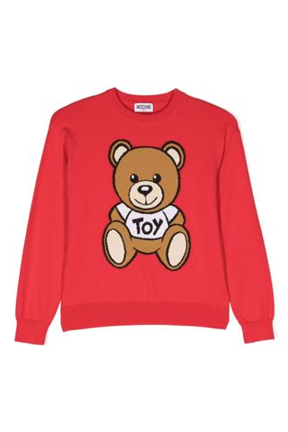 SWETER WITH LARGE BEAR IN THE SCARF