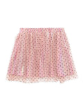IMOGA MESH&METALLIC SKIRT