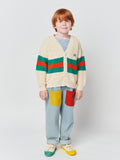 BOBO CHOSES STRIPES CARDIGAN