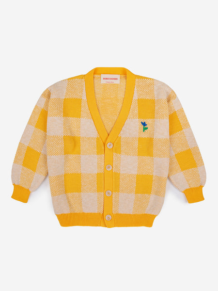 BOBO CHOSES VICHY CARDIGAN