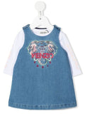 KENZO 2 IN 1 DENIM DRESS