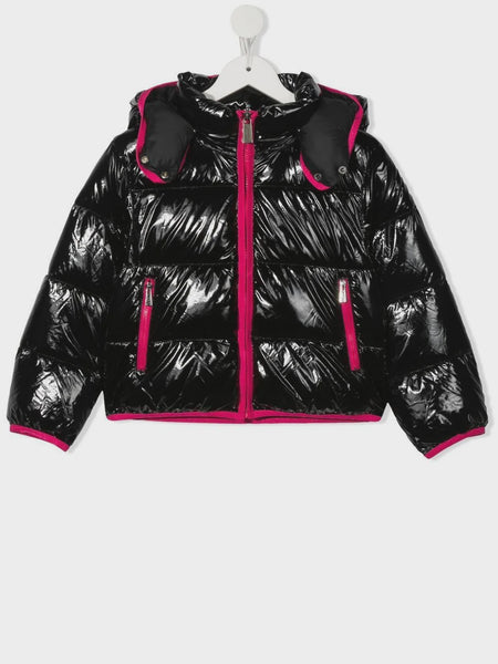 MOSCHINO PADDED ZIP-UP JACKET MINI ME