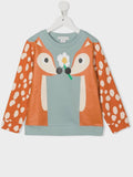 STELL MCCARTNEY SWEATSHIRT DOUBLE FACE DEER DETAIL