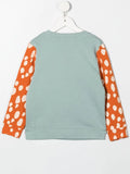 STELL MCCARTNEY SWEATSHIRT DOUBLE FACE DEER DETAIL