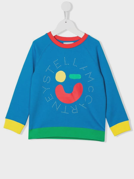 STELLA MCCARTNEY SMILEY FACE SWEATSHIRT