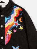 STELLA MCCARTNEY GIRL CABARDINE JACKET WITH COSMIC EMBRO