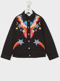 STELLA MCCARTNEY GIRL CABARDINE JACKET WITH COSMIC EMBRO