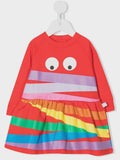 STELLA MCCARTNEY DRESS WITH RAINBOW PRINT