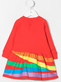 STELLA MCCARTNEY DRESS WITH RAINBOW PRINT