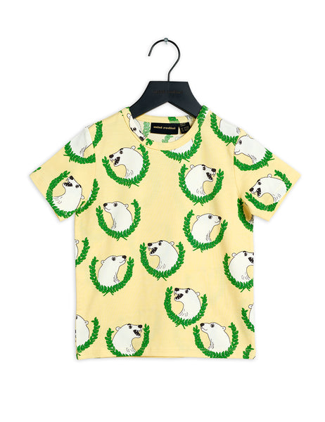 MINI RODINI POLAR BEAR TEE YELLOW