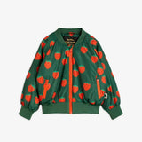 MINI RODINI STRAWBERRIES AOP WOVEN BASEBALL JACKET