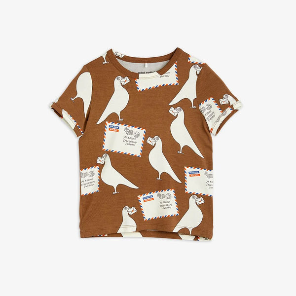 MINI RODINI PIGEONS TENCEL SS TEE