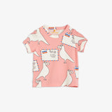 MINI RODINI PIGEONS TENCEL TEE