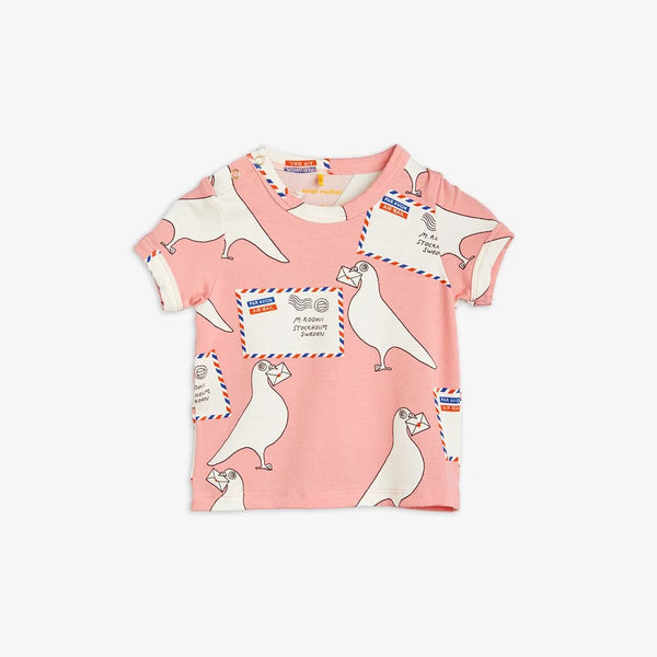 MINI RODINI PIGEONS TENCEL TEE
