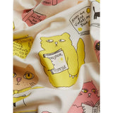 MINI RODINI CATS AOP SS DRESS