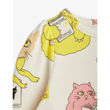 MINI RODINI CATS AOP IS DRESS