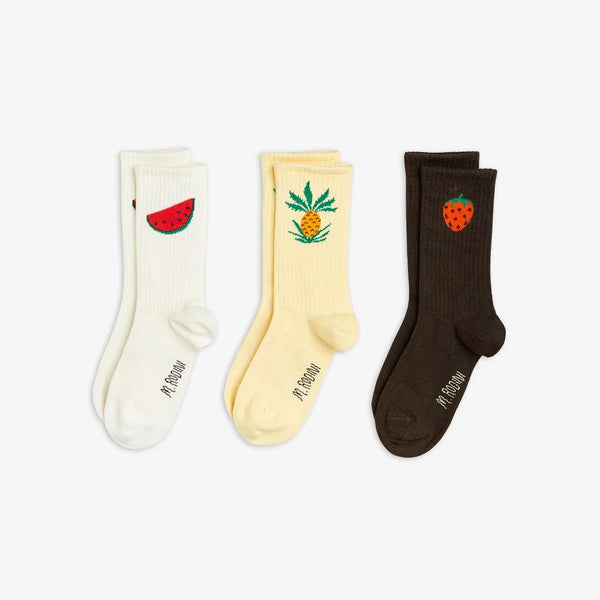 MINI RODINI FRUITS SOCKS 3-PACK