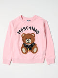 MOSCHINO SWEATSHIRT WITH BEAR GRAPHIC AND LOGO