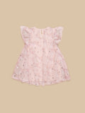 HUX UNICORN FLUTTER SLEEVE DRESS