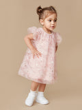 HUX UNICORN FLUTTER SLEEVE DRESS