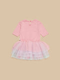 HUX DINO RAINBOW LAYERED BALLET DRESS