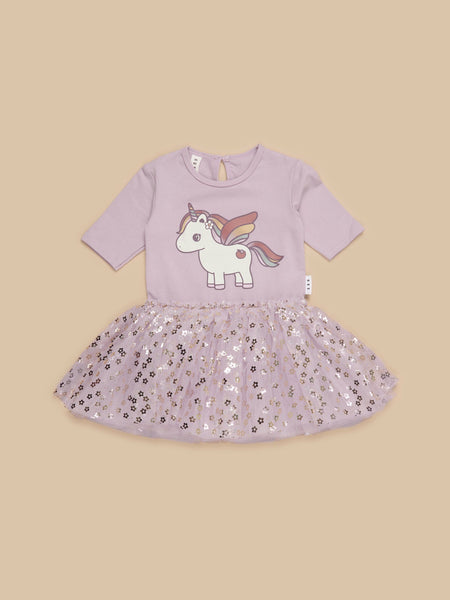 HUXBABY UNICORN DALLET DRESS