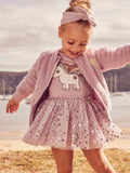 HUXBABY UNICORN DALLET DRESS