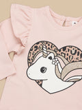 HUX UNICORN HEART FRILL TOP