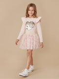 HUX UNICORN HEART FRILL TOP