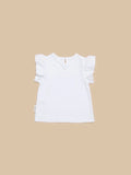 HUX RAIN BOW FRILL T-SHIRT