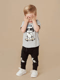 HUXBABY SKATER DOG T-SHIRT