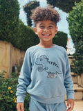 HUXBABY B-BALL DINO SWEATSHIRT