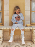 HUXBABY B-BALL BEAR KNEE DROP CROTCH PANT