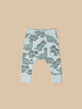 HUXBABY DINO DROP CROTCH PANT BLUE