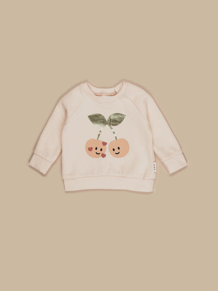 HUXBABY CHERRY LOVE SWEATSHIRT