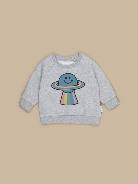 HUXBABY RAINBOW PLANET SWEATSHIRT