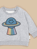 HUXBABY RAINBOW PLANET SWEATSHIRT