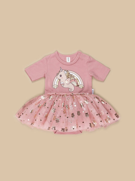 HUXBABY RAINBOW SEACORN BALLET DRESS