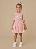 HUXBABY RAINBOW SEACORN BALLET DRESS