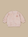 HUXBABY RAINBOW HEARTS FUR JACKET