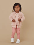 HUXBABY RAINBOW HEARTS FUR JACKET