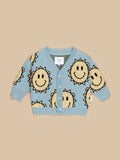 HUXBABY SUNNY BEAR KNIT CARDIGAN