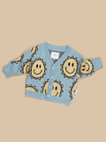 HUXBABY SUNNY BEAR KNIT CARDIGAN