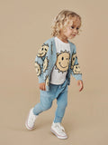 HUXBABY SUNNY BEAR KNIT CARDIGAN